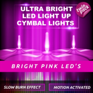 LightningBoltz Cymbal Lights Pink