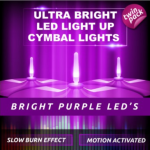 LightningBoltz Cymbal Lights Purple