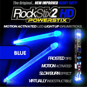 RockStix2HD blue drumsticks