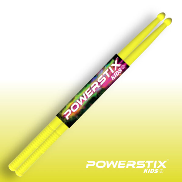 Powerstix Kids Drumsticks - YELLOW