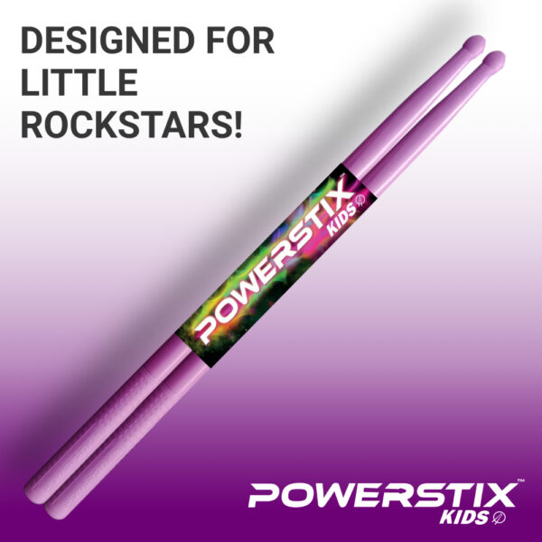 Powerstix Kids Drumsticks - PURPLE