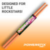 Powerstix Kids Drumsticks - ORANGE
